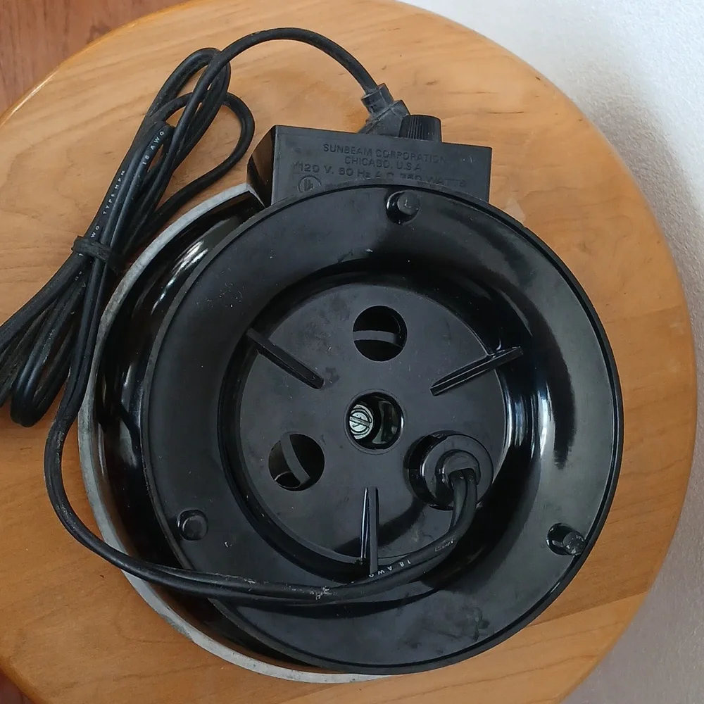 Vintage Sunbeam M'sieur Electric Crepe Maker Kitchen Appliance Plug In Desserts